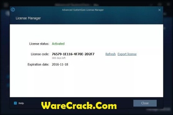 advanced systemcare ultimate license key free download